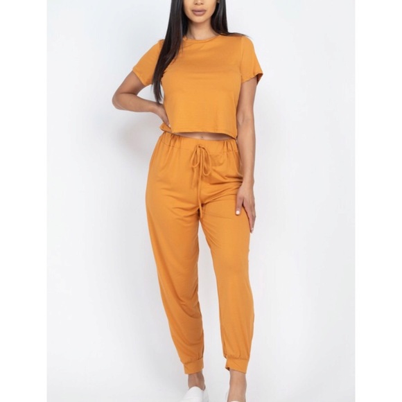 Pants - Mustard two piece set